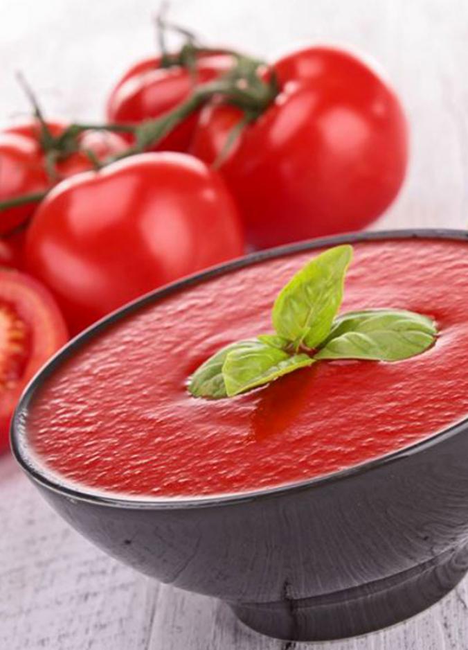 Mousse aérienne de tomates