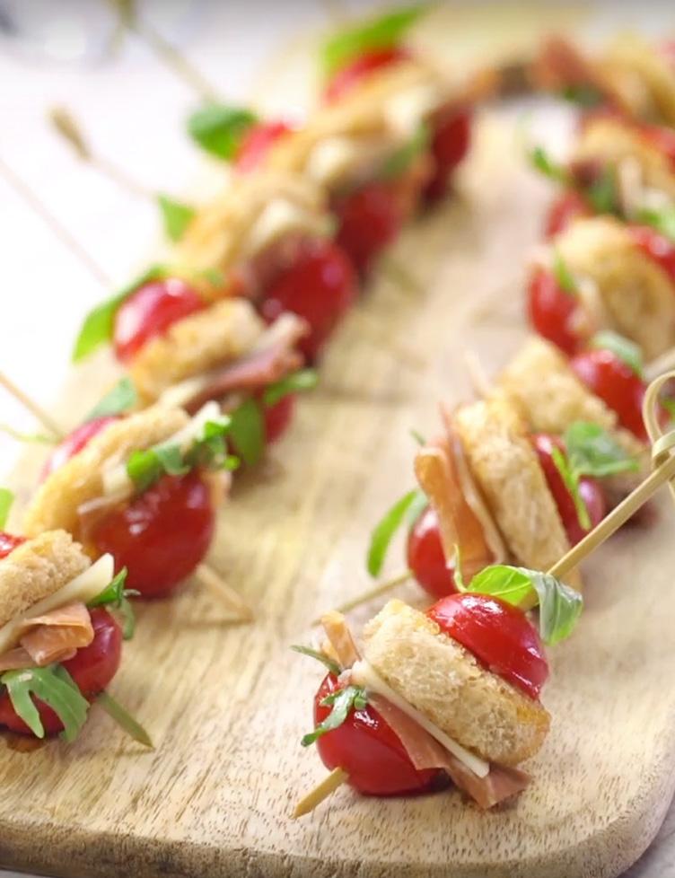 Mini burgers de tomates