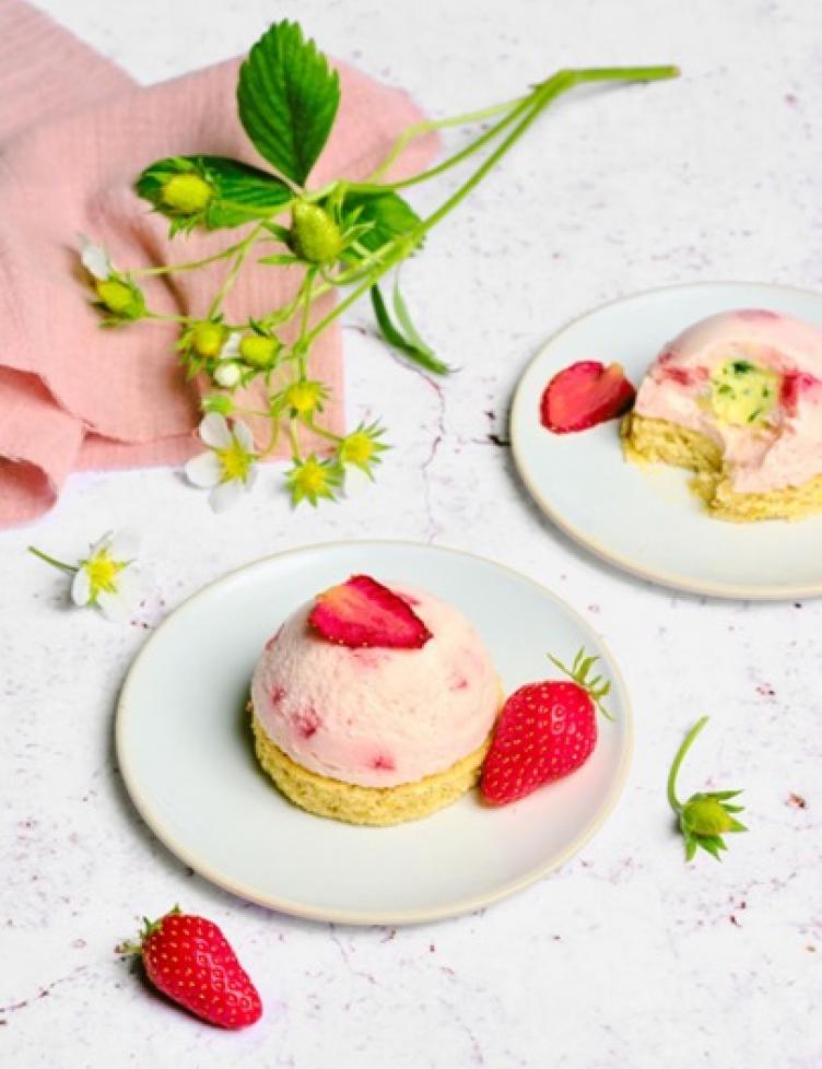 Recette dome de fraise gariguette Savéol